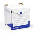 Pressel Sammelbehälter S10, Archivcontainer, Archivdepot, Ordnersammelbox, Weiß-Blau, 10 Stück (vorher Art.Nr. 210102) Artikelbild