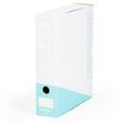 Pressel Archivbox A75, Weiß-Türkis, 75mm, Karton, neues Design, 20 Stück Artikelbild