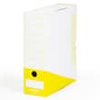 Pressel Archivbox A100, Weiß-Gelb, 100mm, Karton, neues Design, 20 Stück Artikelbild
