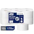 Tork Toilettenpapier Advanced Mini Jumbo, Tissue, 2-lagig, weiß, 12 Rollen Artikelbild