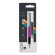 Parker Füllhalter JOTTER ORIGINALS, Füllfeder, nachfüllbar, für Patronen, Edelstahlfeder, M, Schaftfarbe magenta, Schreibfarbe blau/schwarz, 1 Stück Artikelbild