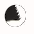 Bantex Kollegieblock A4 PP linjerat svart produktfoto Secondary2 S
