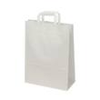 Pressel Papiertragetasche 220x360x105 mm, Geschenktaschen, mit Papierhenkel, Weiß, 250 Stück Artikelbild