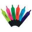 Lyreco BUDGET Textmarker, Textliner, Keilspitze, 2-5mm, 6er-Pack, 1 Set Artikelbild