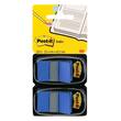 Post-it® Index-Haftstreifen 680, Haftmarker, beschriftbar, 25,4 x 43,2 mm, blau, 2 x 50 Blatt pro Packung Artikelbild