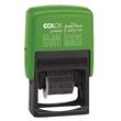 Colop Wortbandstempel Printer S220/W Green Line, Metall, 12 Texte, Schrifthöhe: 4 mm, grün, Druckfarbe: schwarz, 1 Stück Artikelbild Secondary4 S
