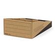 Pressel Lagersichtbox mit Mittelsteg, Kleinteilebox, 6 Fächer, 202x304x109(42)mm, braun/schwarz, 20 Stück Artikelbild Secondary5 S