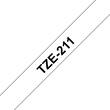 Brother Schriftband für P-Touch, 6 mm, Weiß/Schwarz - TZE-211 Artikelbild