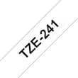 Brother Schriftband für P-Touch, 18 mm, Weiß/Schwarz - TZE-241 Artikelbild