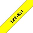 Brother Schriftband für P-Touch, 12 mm, Gelb/Schwarz - TZE-631 Artikelbild