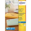Avery Inkjet-Etiketten QuickPEEL Nr. J8560, Folienetiketten, transparent, 63,5 x38,1mm, 25 Blatt, 525 Stück Artikelbild