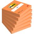 Post-it® Notes, 76 x 76 mm, Neon Orange™, 100 blad produktfoto